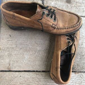 Wolverine leather boat shoes size 5
